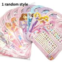 Set di adesivi per unghie portatili per bambini con diamante acrilico  Multicolore