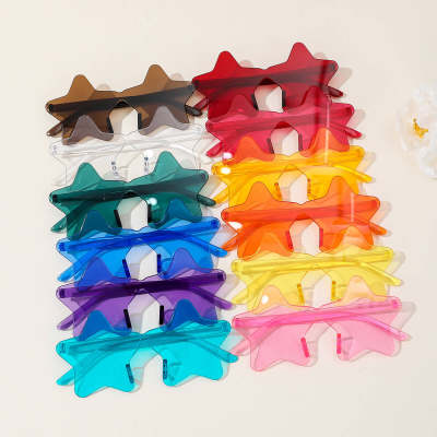 Baby Colored Star Style Sunglasses