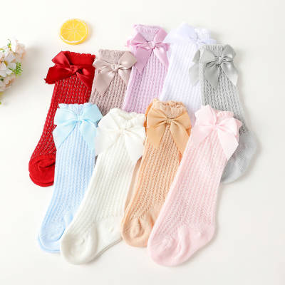 Bowknot Baby Knee-High Stockings