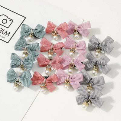 4 Pieces Children's Lovely Bowknot Hair Clip