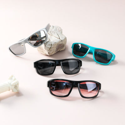 Baby Solid Color Square Sunglasses