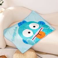 Cartoon flannel blanket thick warm nap blanket office air conditioning blanket small cover leisure blanket single blanket  Multicolor