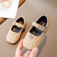Shallow mouth gourd shoes fashionable little girl dress shoes spring and autumn baby girl bow princess shoes  Brown