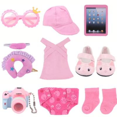 18-inch American girl doll clothes doll toys children's play house dress-up set glasses shoes clothes