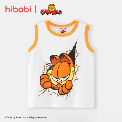 Hibobi x Garfield T-shirt décontracté en coton pour tout-petits garçons