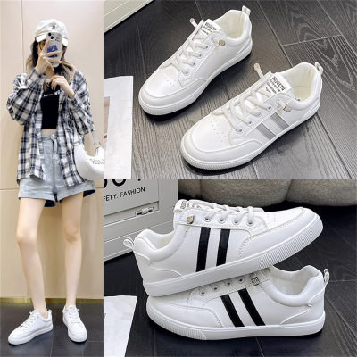 Versatile and fashionable white shoes for women, low-top sneakers