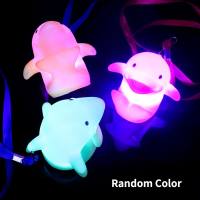 لعبة مضيئة ليلا على شكل حيوان بحبل  متعدد الألوان