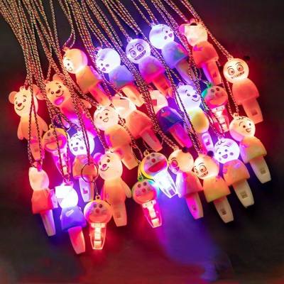 New push luminous whistle children's creative gifts micro-business small gifts night market stall luminous toys wholesale