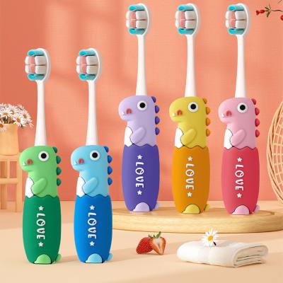 Cartoon children's toothbrush super soft silicone toothbrush that does not hurt the gums