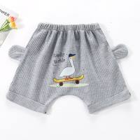 Summer children's clothing girls shorts infants and young children's outerwear casual children's thin boys' pants  Gray