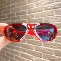 النظارات الشمسية للأطفال سبايدرمان الكرتون  أحمر