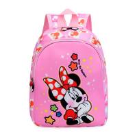 Children's backpack for both boys and girls, cartoon kindergarten schoolbag  Pink