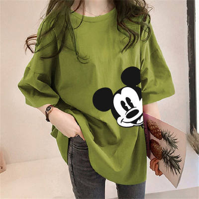 Adult Mickey Mouse Print T-shirt Top