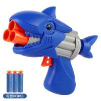 Dinosaurier-Auswurfpistole mit weicher Kugel, Auswurfspielzeug für Kinder  Blau