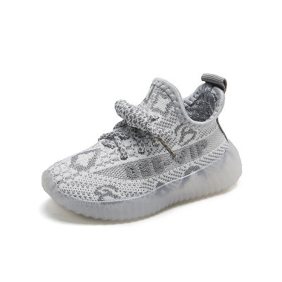 Children's printed breathable woven sneakers