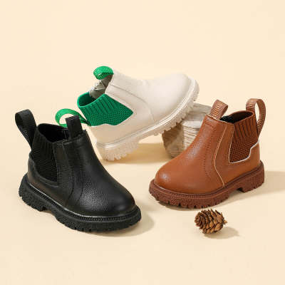 Toddler Color-block Patchwork Martin Boots