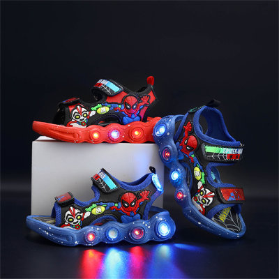 Children's Spider-Man Luminous Anti-slip Sandals
