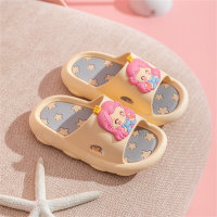 Children's cute princess slippers  Beige