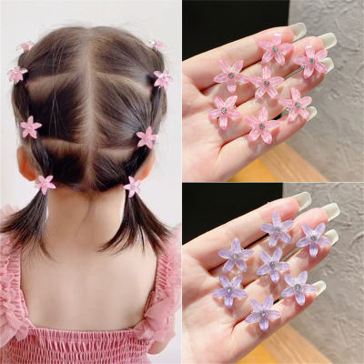 Children's 10-piece flower hairpin set