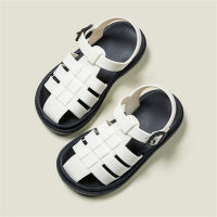 Sandalias Happy Mary para niñas, novedad de verano, sandalias para niños, sandalias Baotou de moda, zapatos romanos de estilo princesa para niños  Blanco