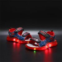 Sandalias infantiles con luz LED  rojo