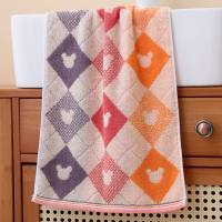 Petite serviette de ménage en coton pour enfants, serviette en pur coton, petite serviette pour bébé  Multicolore