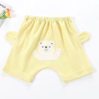 Summer children's clothing girls shorts infants and young children's outerwear casual children's thin boys' pants  Yellow