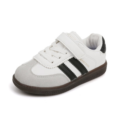 Toddler Color-block Stripe Velcro Sneakers