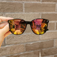 Children's Solid Color Sunglasses  Red