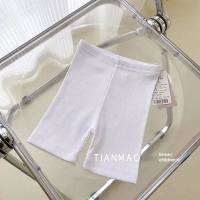 Girls' five-point pants, baby shorts, shark pants, candy-colored baby men's and women's butt pants, summer clothes, new Korean children's clothing  White