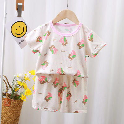 Cute and sweet girl short-sleeved home clothes suit