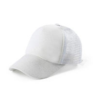 قبعة مموهة بشبكة مموهة للأطفال الصغار  أبيض