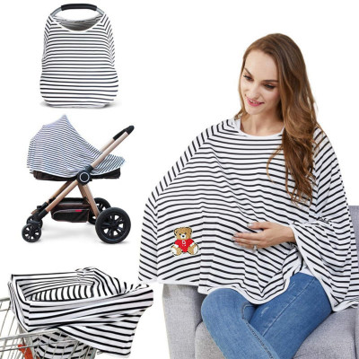 Paternity Striped BreastfeedingNursing Cover