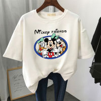 Camiseta con estampado de Mickey para adolescente niña  Blanco