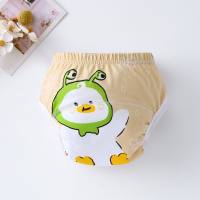 Calças de treinamento de banheiro para bebês respiráveis finas calças de aprendizagem artefato de desmame de fraldas infantis  Multicolorido