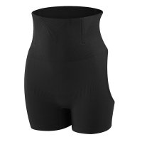 High waist postpartum body shaping tummy tightening waist revealing PP buttocks plump buttocks hip lifting pants slimming body shaping pants  Black