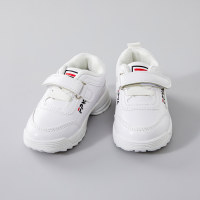 Toddler Solid Color Classic Simple Style Sneakers  White