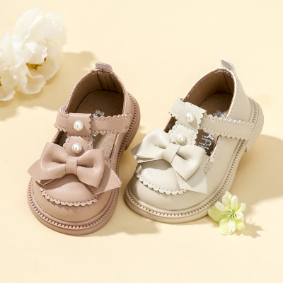 Toddler Bowknot Decor Shoes