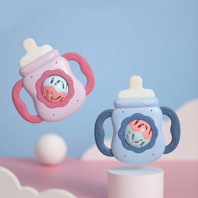 El sonajero de goma de juguete para bebés se puede hervir juguetes educativos para bebés de educación temprana