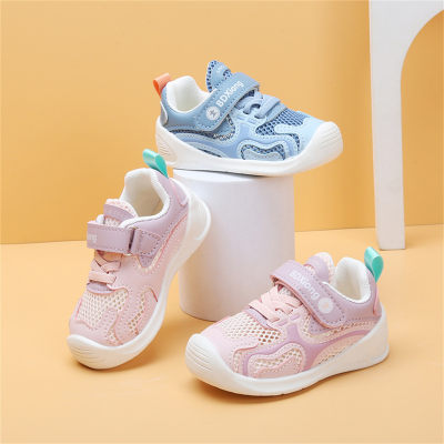 Toddler Solid Color Patchwork Velcro Sneakers