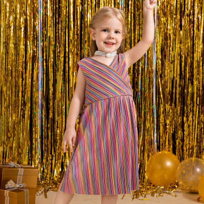 hibobi Girl Baby Colourful & Stylish Sleeveless Dress