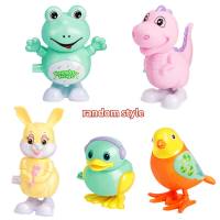 Wind up jumping toys cute small animal clockwork toys  Multicolor