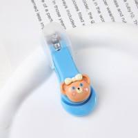Cute cartoon nail clippers macaron nail clippers creative folding nail clippers  Multicolor
