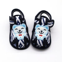 Baby Bear Soft Sole Sandals  Navy Blue