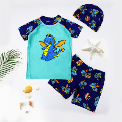 Children's swimsuit boys and girls suits children's swimming trunks swimming sunscreen cartoon suit