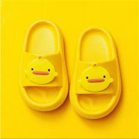 Children's dinosaur pattern slippers cartoon cute slippers  Yellow