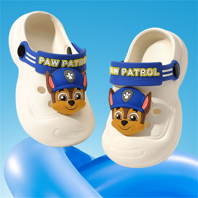 Children's Paw Patrol cartoon hole shoes