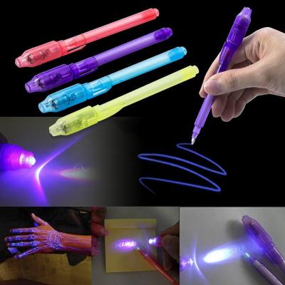 UV unsichtbarer fluoreszierender Stift LED elektronischer violetter Licht-Banknoten-Detektorstift