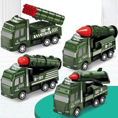 لعبة سيارة أطفال عسكرية صغيرة قابلة للسحب