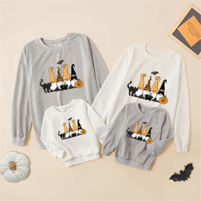 Family Clothing Halloween Animal Printed Sweater